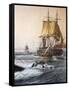 Whaling in South Seas-null-Framed Stretched Canvas