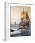 Whaling in South Seas-null-Framed Giclee Print