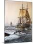 Whaling in South Seas-null-Mounted Giclee Print