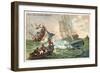 Whaling in the Arctic-null-Framed Giclee Print