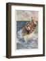 Whaling in the Pacific-Alec Ball-Framed Photographic Print