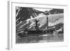 Whaling, Magdalene Bay, Spitzbergen, Norway, 1929-null-Framed Giclee Print