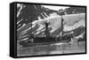 Whaling, Magdalene Bay, Spitzbergen, Norway, 1929-null-Framed Stretched Canvas