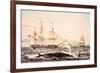 Whaling Off the Cape of Good Hope-Louis Lebreton-Framed Giclee Print