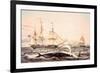 Whaling Off the Cape of Good Hope-Louis Lebreton-Framed Giclee Print