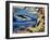 Whaling Off the Goto Island, from the Series 'Oceans of Wisdom'-Katsushika Hokusai-Framed Giclee Print