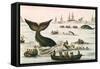 Whaling Scene, 1750-null-Framed Stretched Canvas