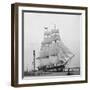Whaling Ship at a Dock-null-Framed Photographic Print