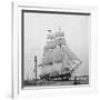 Whaling Ship at a Dock-null-Framed Photographic Print