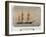 Whaling Ship at Havre, 1845, by Francois Roux (1811-1882), Watercolour, France, 19th Century-null-Framed Giclee Print