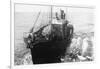 Whaling Ship in Antarctica-null-Framed Photographic Print