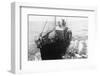 Whaling Ship in Antarctica-null-Framed Photographic Print