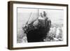 Whaling Ship in Antarctica-null-Framed Photographic Print