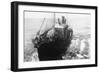 Whaling Ship in Antarctica-null-Framed Photographic Print