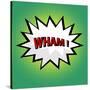 Wham! Comic Cloud in Pop Art Style-PiXXart-Stretched Canvas