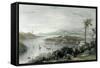 Whampoa from Danes Island-Thomas Allom-Framed Stretched Canvas