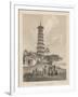 Whampoa Pagoda and Anchorage, 1855-Wilhelm Joseph Heine-Framed Giclee Print