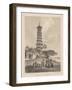 Whampoa Pagoda and Anchorage, 1855-Wilhelm Joseph Heine-Framed Giclee Print