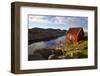 Wharf and Shed, Lindesnes Fyr Lighthouse, Lindesnes, Vest-Agder, Norway, Scandinavia, Europe-Doug Pearson-Framed Photographic Print