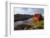 Wharf and Shed, Lindesnes Fyr Lighthouse, Lindesnes, Vest-Agder, Norway, Scandinavia, Europe-Doug Pearson-Framed Photographic Print