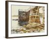 Wharf at Ironbound, 1922-John Singer Sargent-Framed Giclee Print