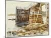 Wharf at Ironbound, 1922-John Singer Sargent-Mounted Giclee Print