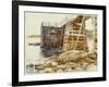 Wharf at Ironbound, 1922-John Singer Sargent-Framed Giclee Print