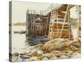 Wharf at Ironbound, 1922-John Singer Sargent-Stretched Canvas