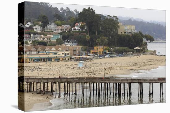 Wharf, Capitola, Santa Cruz County, California, United States of America, North America-Richard Cummins-Stretched Canvas