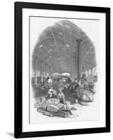 Wharf Shed of the Trafalgar Dock, Liverpool, England, 1847-Mason Jackson-Framed Giclee Print