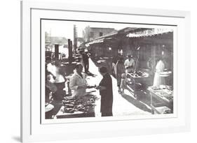 Wharf Street, San Francisco, California-null-Framed Art Print