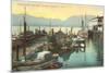 Wharf, Vancouver, British Columbia-null-Mounted Premium Giclee Print