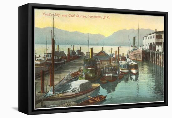 Wharf, Vancouver, British Columbia-null-Framed Stretched Canvas