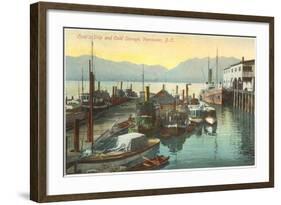 Wharf, Vancouver, British Columbia-null-Framed Art Print