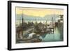 Wharf, Vancouver, British Columbia-null-Framed Art Print