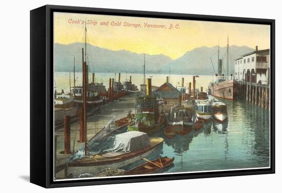 Wharf, Vancouver, British Columbia-null-Framed Stretched Canvas