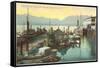 Wharf, Vancouver, British Columbia-null-Framed Stretched Canvas