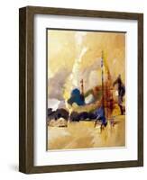 Wharf-Ruth Palmer-Framed Art Print