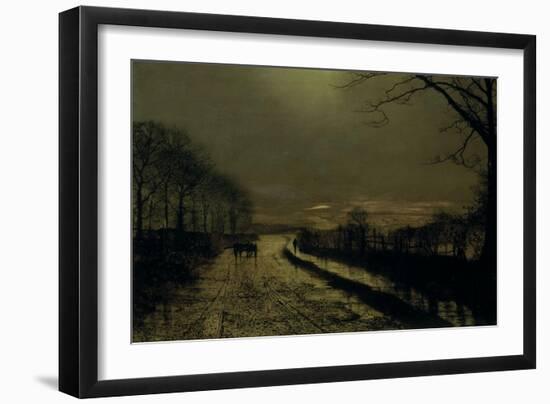 Wharfedale, 1872-John Atkinson Grimshaw-Framed Premium Giclee Print