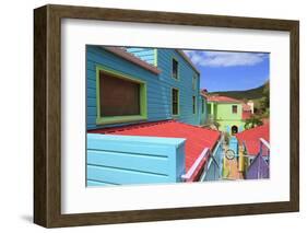 Wharfside Village in Cruz Bay-Richard Cummins-Framed Photographic Print