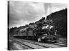 Wharton and Northern Railroad Train-null-Stretched Canvas