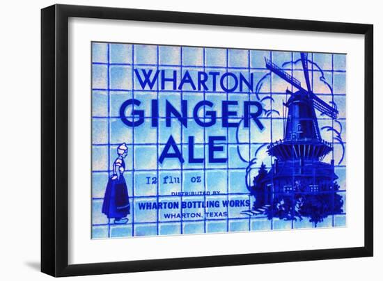 Wharton Ginger Ale-null-Framed Art Print