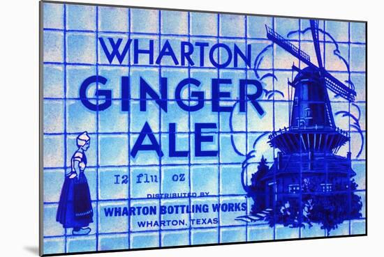 Wharton Ginger Ale-null-Mounted Art Print