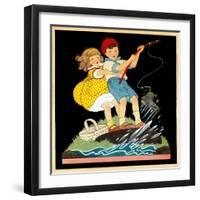 What a Catch - Child Life-Hazel Frazee-Framed Giclee Print