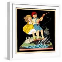 What a Catch - Child Life-Hazel Frazee-Framed Giclee Print