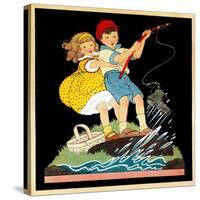 What a Catch - Child Life-Hazel Frazee-Stretched Canvas