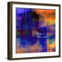 What a Color Art Series Abstract 11-Ricki Mountain-Framed Art Print