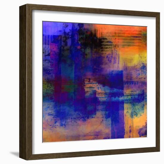 What a Color Art Series Abstract 11-Ricki Mountain-Framed Art Print