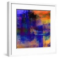 What a Color Art Series Abstract 11-Ricki Mountain-Framed Art Print