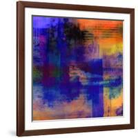 What a Color Art Series Abstract 11-Ricki Mountain-Framed Art Print